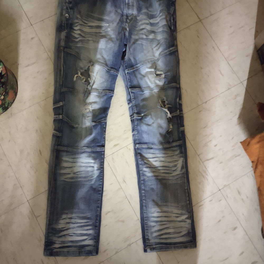 Hammer Distressed JeAns 42×32 Lightly Used Blue Jeans